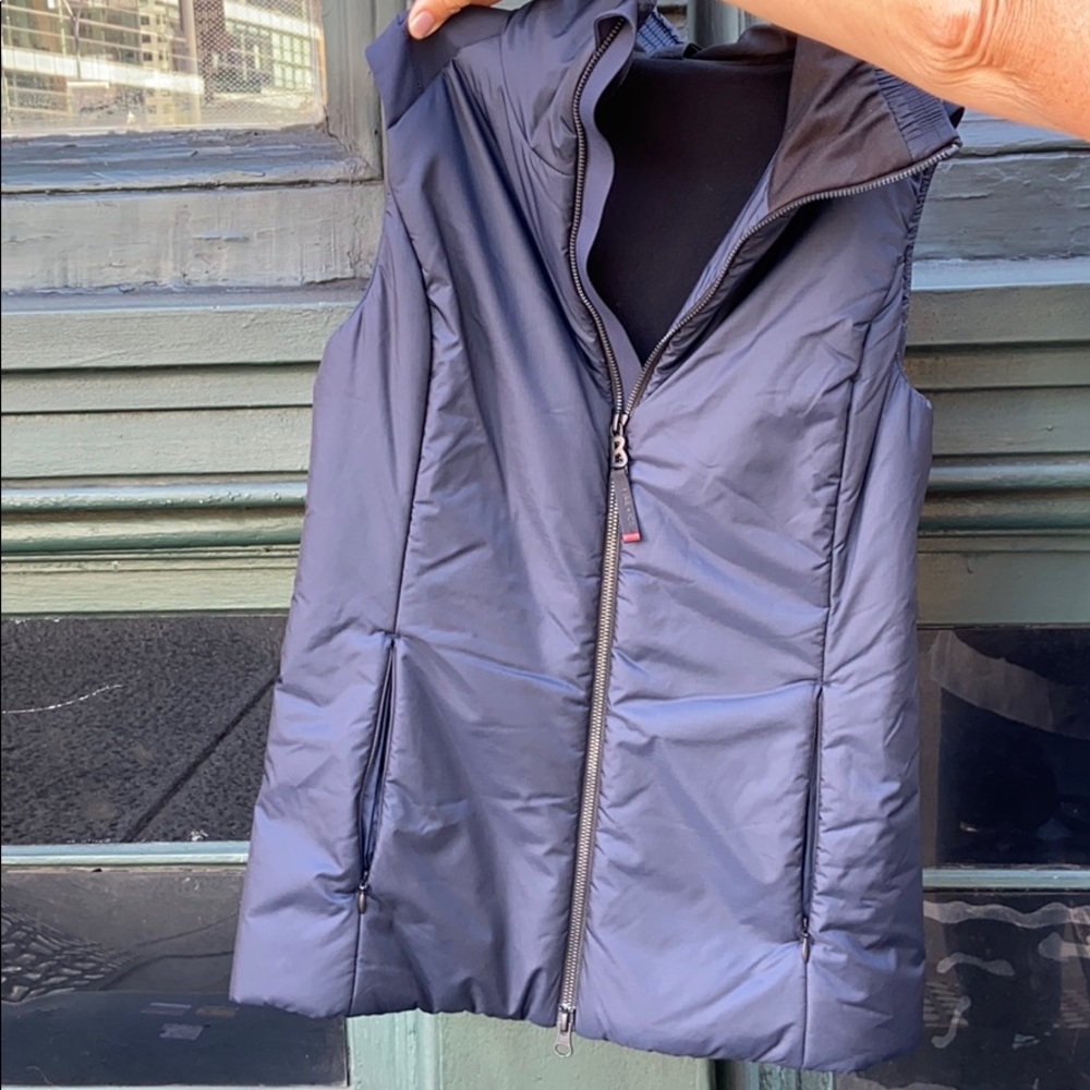 Bogner Fire and Ice Brand New Navy Blue Vest
